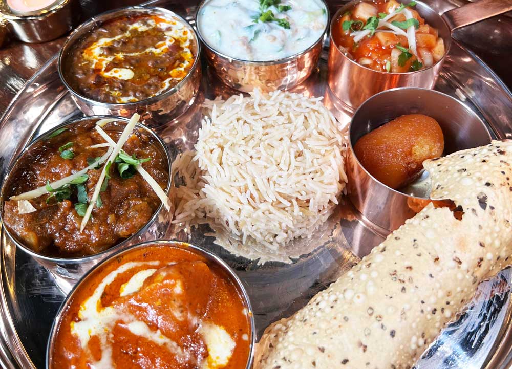 Indian Thali & Two Glasses Of Prosecco (Sun-Thu)