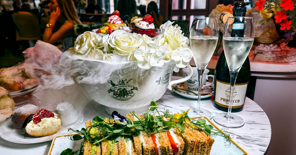 Afternoon Tea For Four With Fizz