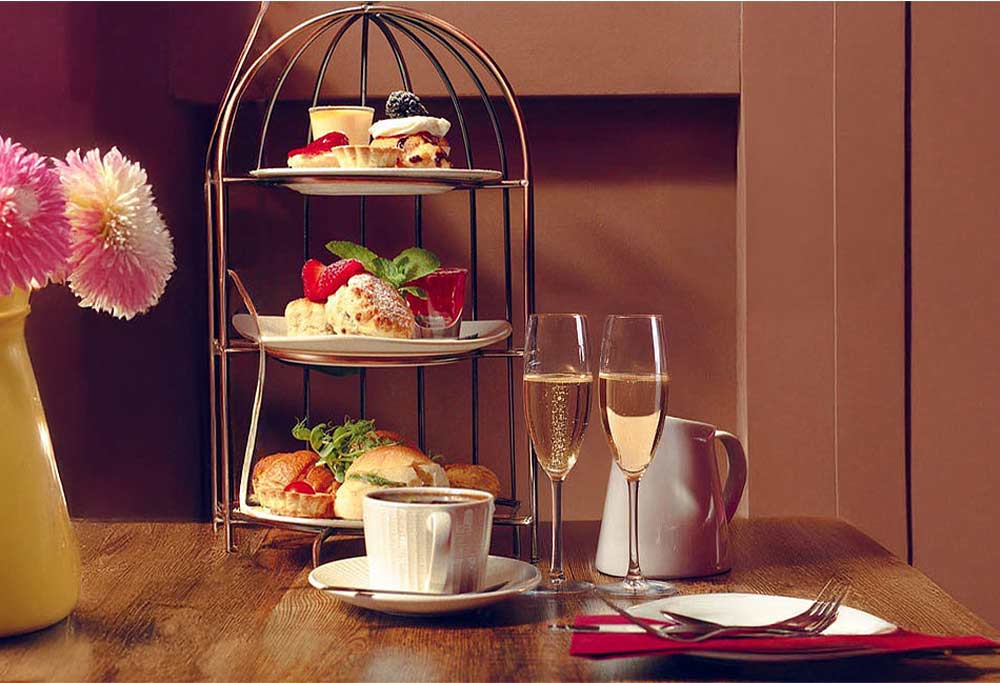 Luxury Home Made Afternoon Tea For Two With Prosecco