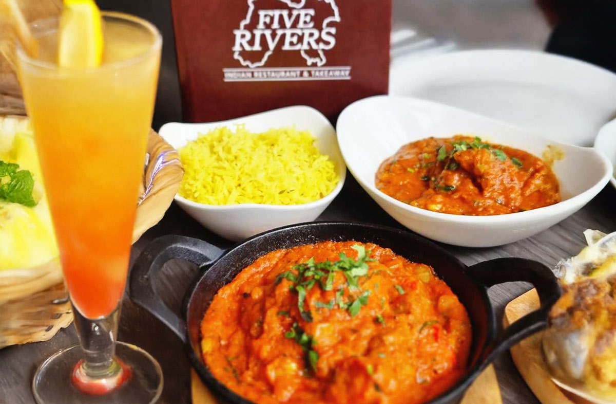 Five Rivers Indian Feast (Drink & Dine For Two)