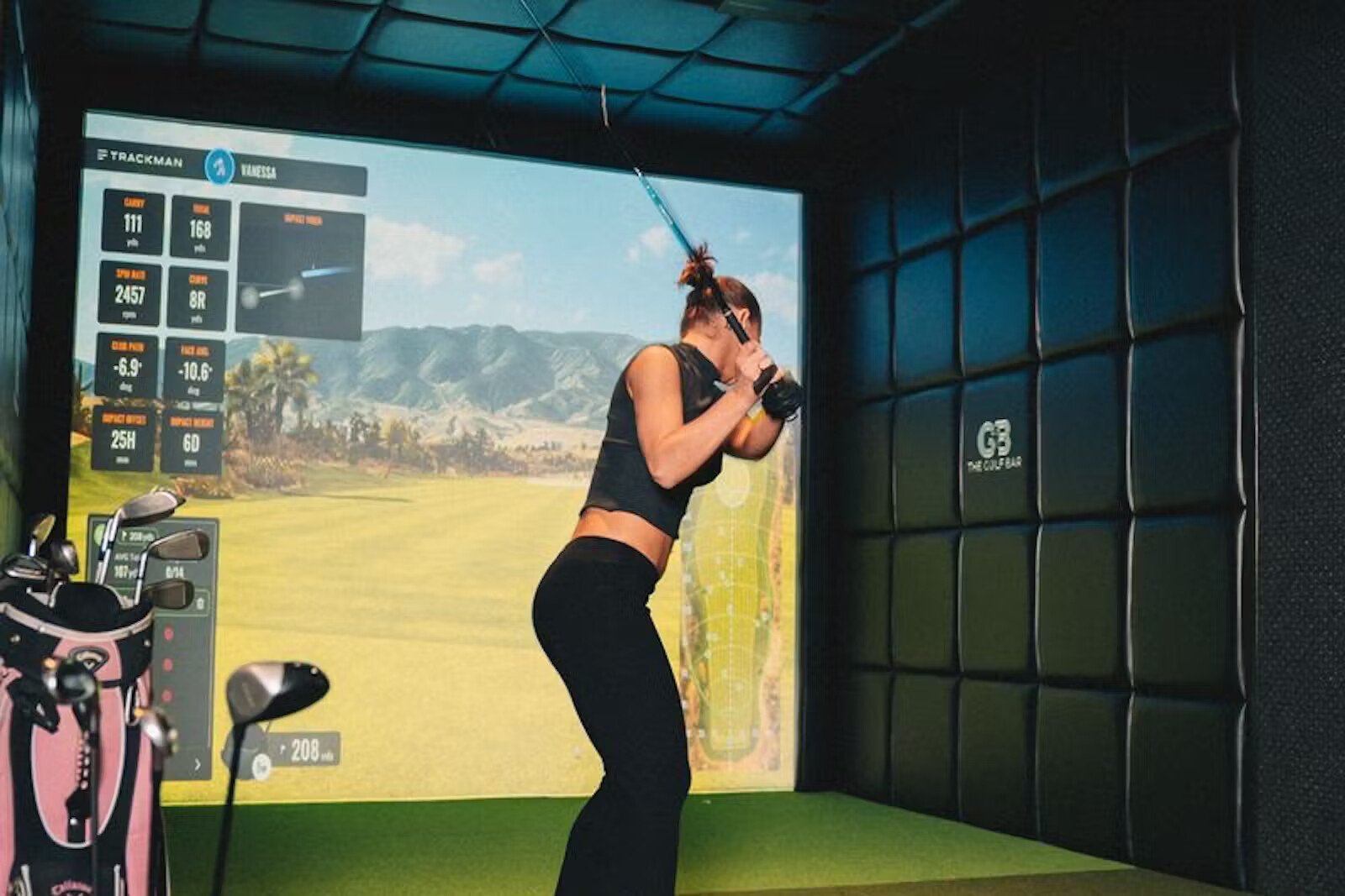 Food, Cocktails, And Golf Simulator Fun (For Two)