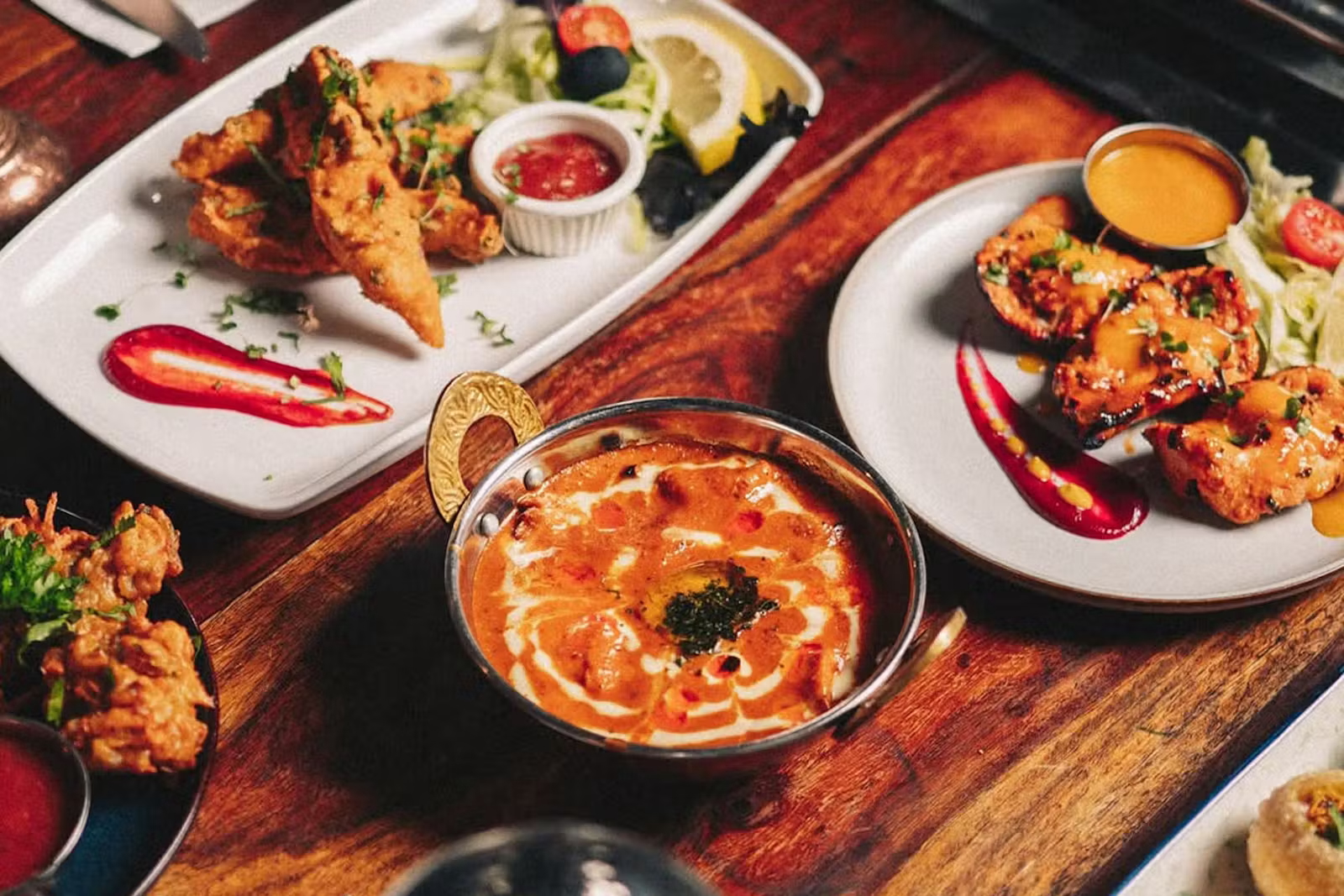 Indian Tapas With Sides And Wine For Two Near Trongate  (valid 7 Days)