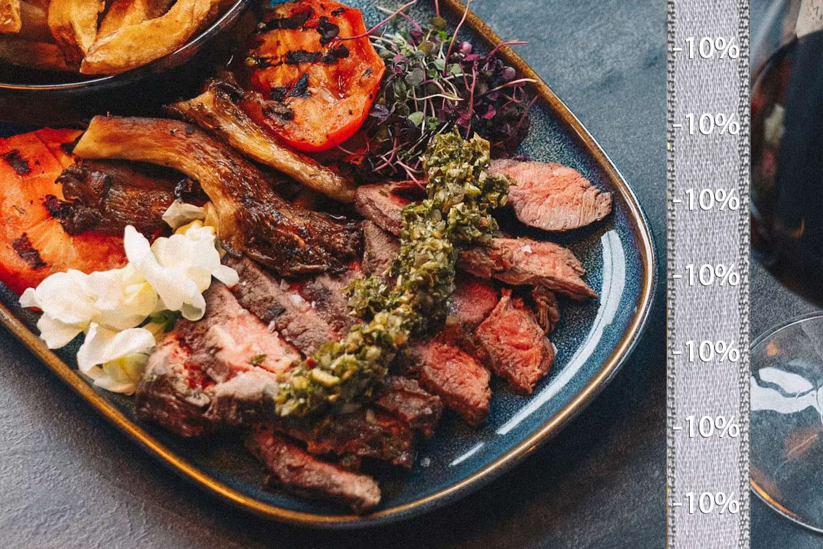 Juicy Butler Steaks With Sides And Drinks For Two At West End Favourite
