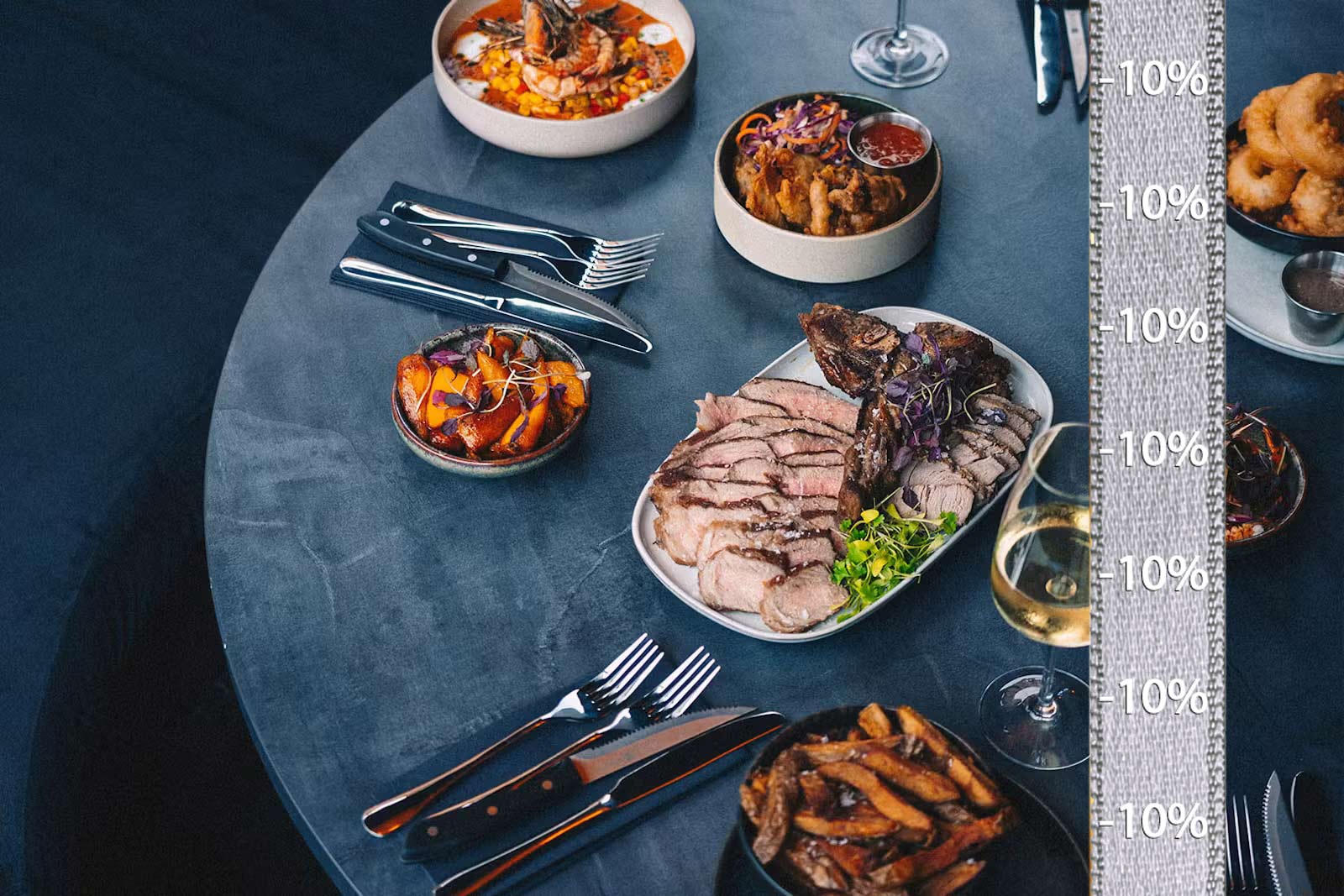 Juicy Butler Steaks With Sides And Drinks For Two At West End Favourite