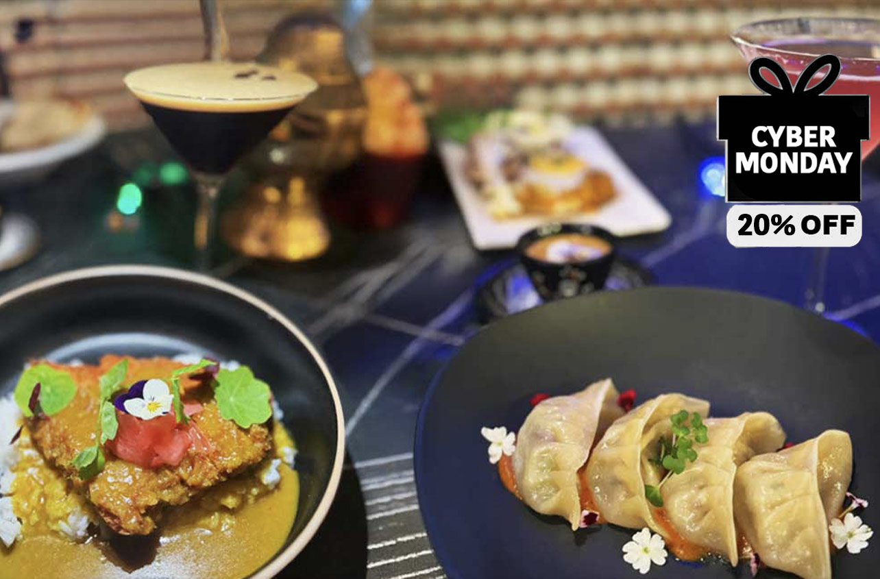 Nepali Silver Feast For Two With Cocktails