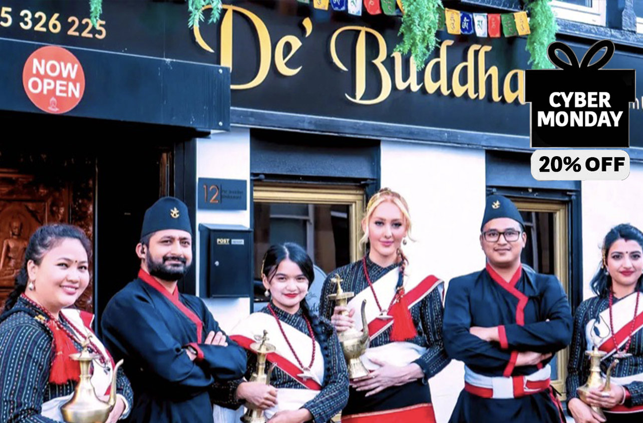 Nepali Silver Feast For Two With Cocktails