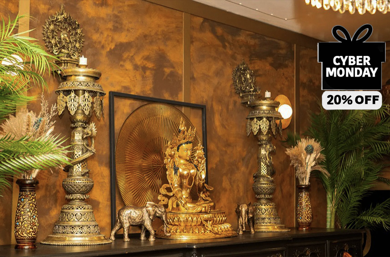 Nepali Silver Feast For Two With Cocktails