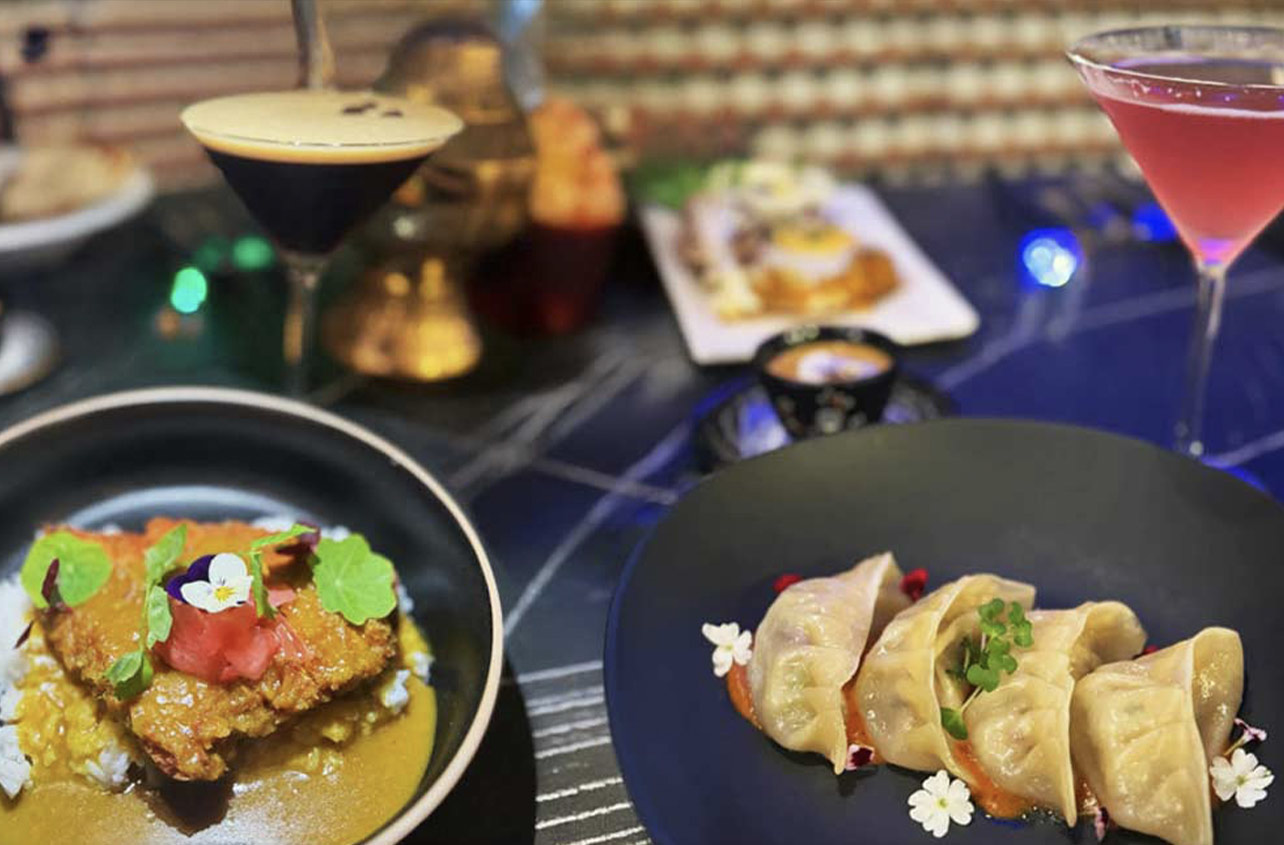 Nepali Silver Feast For Two With Cocktails