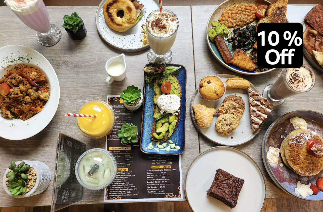 Breakfast For Two With Speciality Caffè Latte