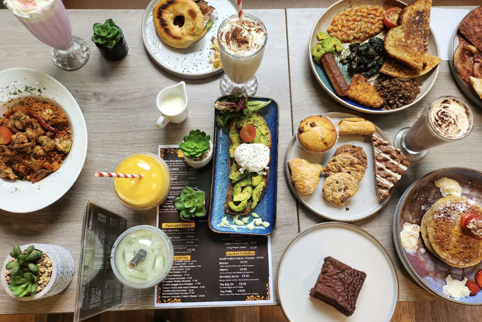 Breakfast For Two With Speciality Caffè Latte