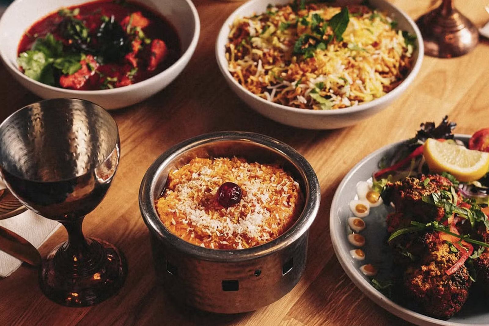 Five Indian Tapas With Rice Or Naan For Two