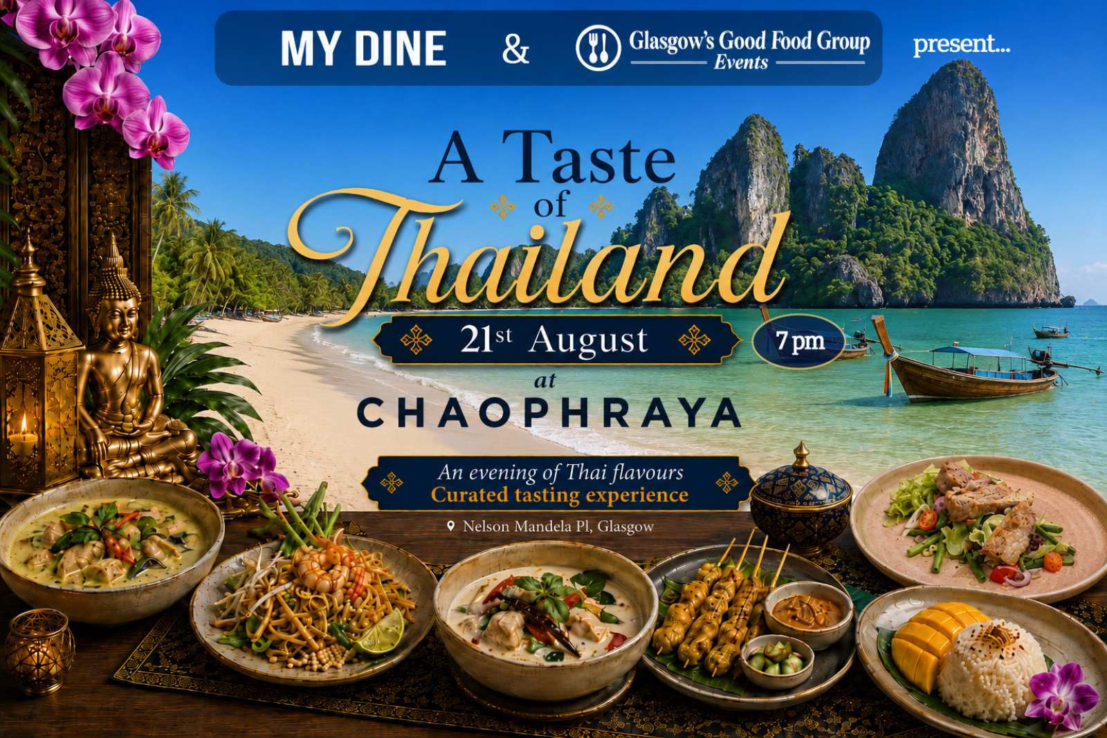 A Taste Of Thailand - Event Ticket (21st August)