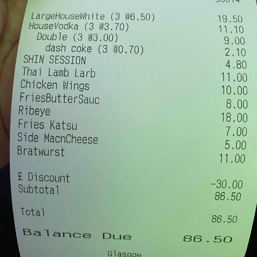 Baad Glasgow, The Calton Tap Room review photo